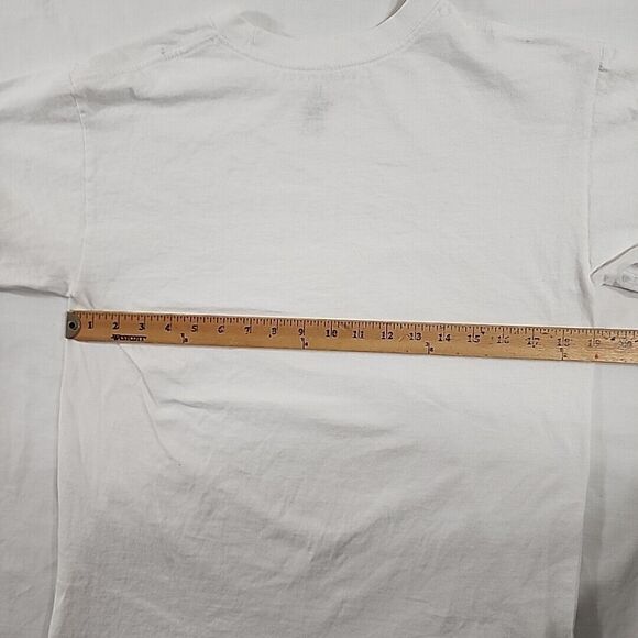 1888 Try Jesus Not Me Funny Dad Joke White Shirt Medium Reborn Kings - Picture 7 of 8